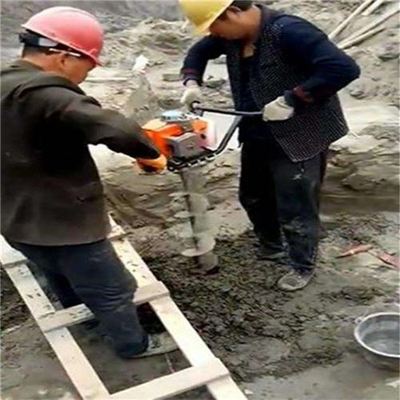 建筑掏桩头取土机 高效清理泥巴，助力建筑施工便捷打洞